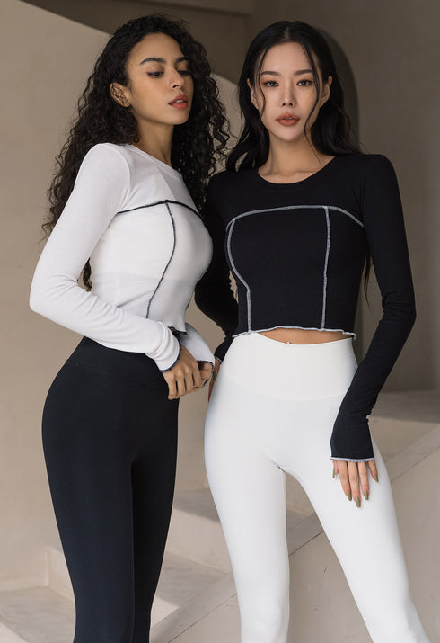 Berry Line Crop Top